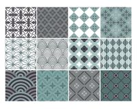 Vinilo adhesivo 15x15 cm menta 12 unidades