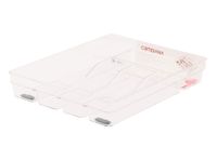 Organizador cocina 5 compartimientos transparente Cotidiana