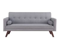 Futón Doni tela gris