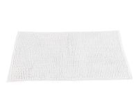 Piso baño shaggy antideslizante blanco 60x40 cm