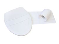 Set de baño 3 piezas deshilado blanco Cotidiana