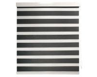 Cortina roller zebra 120x250 cm gris oscuro Cotidiana