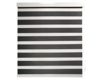 Cortina roller zebra 180x165 cm gris oscuro