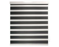 Cortina roller zebra 180x250 cm gris oscuro Cotidiana