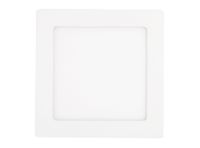 Panel LED sobrepuesto 12W luz cálida cuadrado ByP