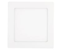 Panel LED sobrepuesto 12W luz fría cuadrado ByP