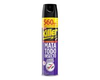 Insecticida spray killer mata todo insecto 560 cm3 8,5x7 cm morado Killer