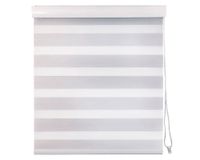 Cortina roller zebra 100x165 cm gris claro Cotidiana