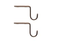 Soporte techo simple 5/8'' Darkness óxido 2 unidades Ferrato