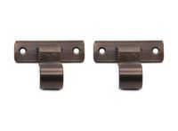 Soporte simple techo 3/4'' Darkness óxido 2 unidades Ferrato