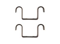 Soporte techo doble 5/8'' óxido 2 unidades Darkness