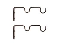 Soporte doble muro 5/8'' Darkness óxido 2 unidades Ferrato