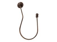 Abrazadera cortina movil fierro óxido