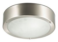 Plafón 1L E27 Wet níquel ByP