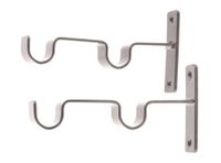 Soporte doble muro 3/4'' acero envejecido 2 unidades Darkness