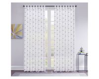 Velo 140x230 cm Estrellas gris Cotidiana