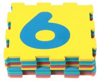 Foam mat 30x30 cm números Cotidiana