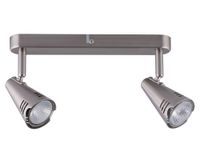 Spot 2L GU10 riel satín Abitare