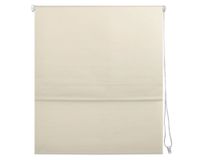 Cortina roller doble blackout 140x165 cm liso beige Cotidiana