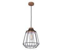 Lámpara colgar 1L E27 Alya negro Abitare