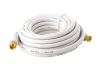 Cable coaxial 5 m MV-812 conector F blanco Macrotel