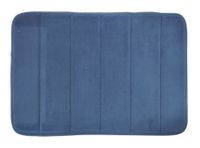 Piso baño Memory foam azul 40x60 cm