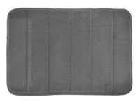 Piso baño 40x60 cm Memory foam gris Cotidiana
