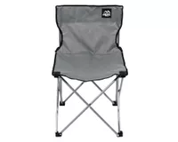 Silla camping básica gris Alpes