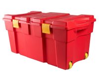 Baúl 130 litros rojo Wenco