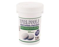 Cloro tableta integral piscina 1 kg Total pool 5 Pura tech