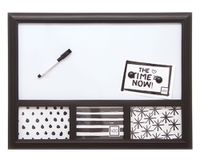 Pizarra 3 marcos 53x39 cm negro VGO