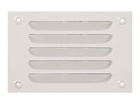 Ventilación 10x15 cm aluminio esmaltado blanco