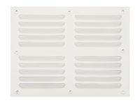 Ventilación 20x25 cm aluminio esmaltado blanco