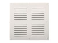 Ventilación 30x30 cm aluminio esmaltado blanco