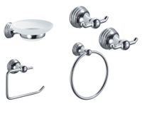Set accesorios baño pared Jasmin 5 piezas