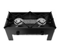 Anafe bajo 2 quemadores 6EA184 negro Maigas