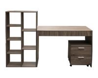 Escritorio + librero + cajonera 2 cajones M+Design