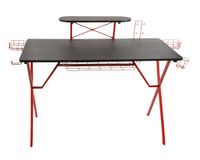 Escritorio Gamer rojo/negro M+Design