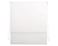 Cortina roller doble blackout 80x165 cm liso blanco Cotidiana