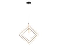 Lámpara colgar 1L E27 Diamonds gold Abitare