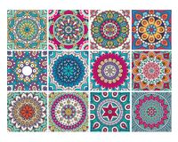 Vinilo adhesivo 15x15 cm Mandala 12 unidades