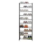 Organizador zapatos 10 repisas negro Cotidiana