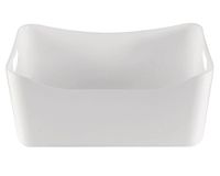 Caja organizadora con asas blanco acrílica 2.5 lt