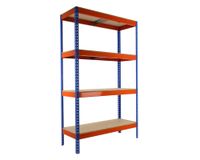 Repisa 4 niveles naranjo/azul Simonrack