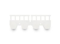 Perchero vagón blanco 4 ganchos Ducasse