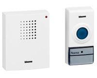 Timbre inalámbrico 100 m Essential blanco Bticino