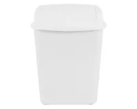 Papelero vaivén 7 litros Deluxe blanco Innovaplast