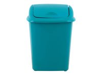 Papelero vaivén 7 litros Deluxe turquesa Innovaplast