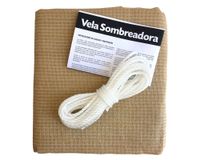 Vela sombreadora 3x4 m cuadrado beige Marienberg