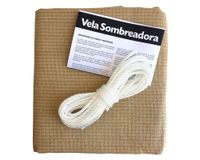 Vela sombreadora 5x5x7 m triángulo beige Marienberg